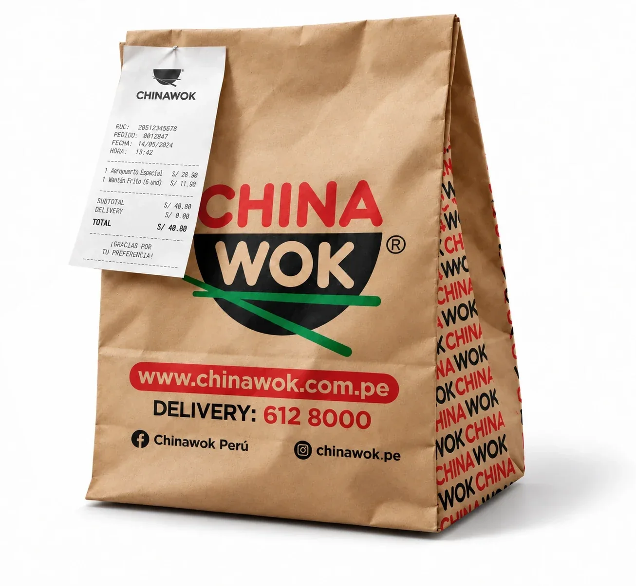 Bolsa de delivery Chinawok